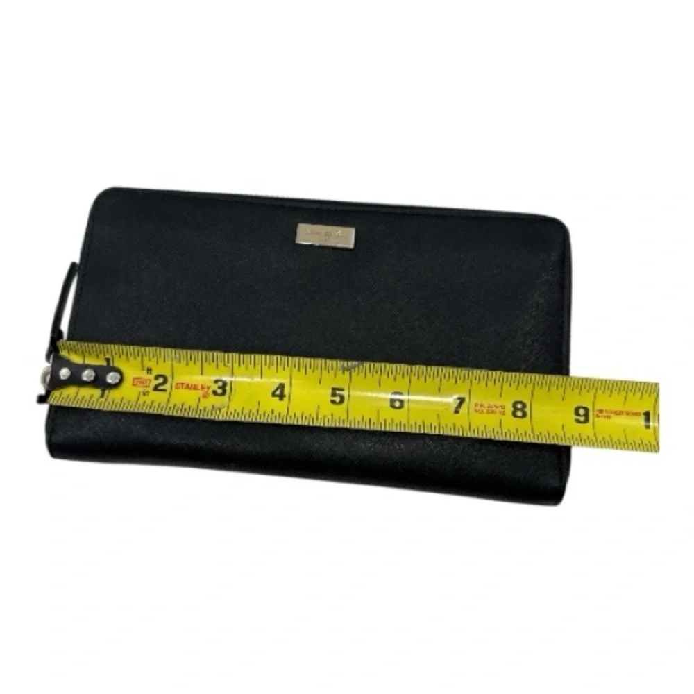 KATE SPADE Newbury Lane Neda Zip Continental Wallet/ Clutch Black Leather